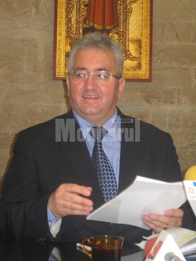 Primarul Sucevei, Ion Lungu, este şi preşedinte al Zonei Metropolitane
