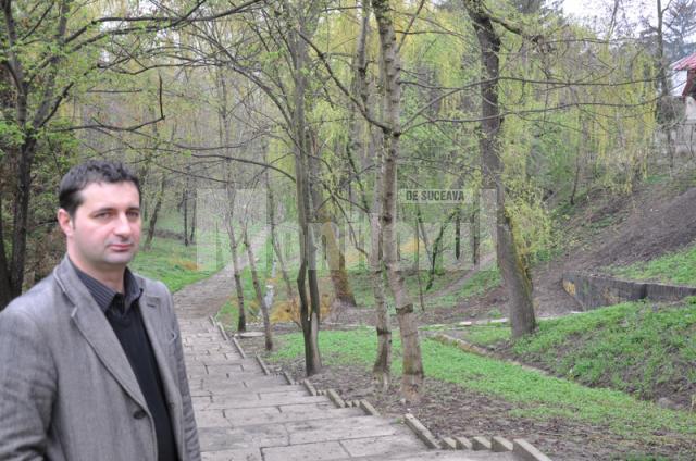 Adrian Macovei vrea ca parcul Şipote să devină zonă de agrement autentică