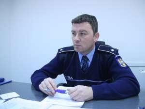 Subcomisarul Petrică Jucan, şeful Serviciului Rutier
