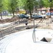 Ion Lungu a verificat lucrările de amenajare a unui nou parc în cartierul Burdujeni