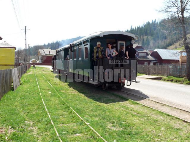 Mocăniţa a circulat din nou la Moldoviţa, în minivacanţă