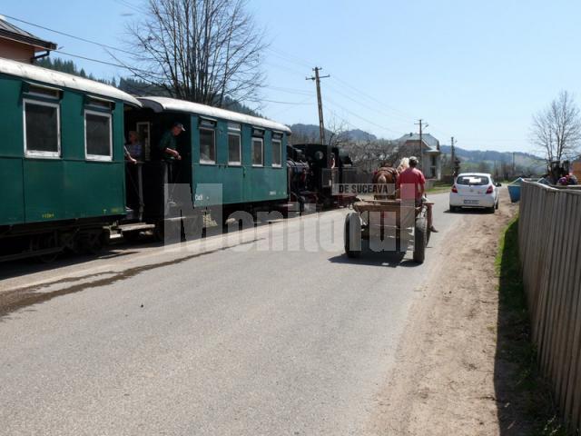 Mocăniţa a circulat din nou la Moldoviţa, în minivacanţă