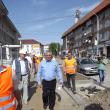 Ion Lungu a verificat lucrările de modernizare a zonei centrale a Sucevei