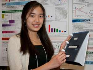 Janelle Tam a câştigat locul I şi 5.000 de dolari, la ediţia din 2012 a unui concurs de biotehnologie