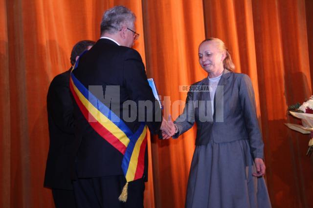 Ceremonia de decernare a titlului de Cetățean de Onoare a Sucevei