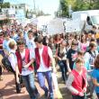 Marş pe străzile Sucevei, împotriva drogurilor, tutunului, violenţei