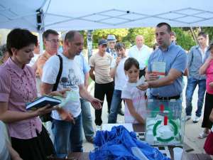 Câştigătorii tombolei au fost anunţaţi de către viceprimarul municipiului Suceava, Lucian Harşovschi