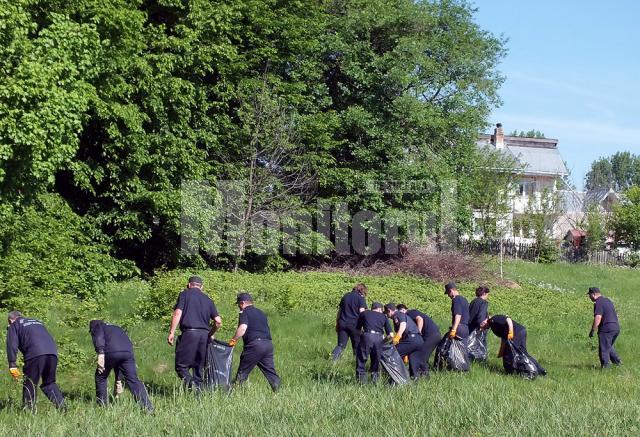 Cadre ale ISU Suceava au luat parte la acţiunea de sâmbătă