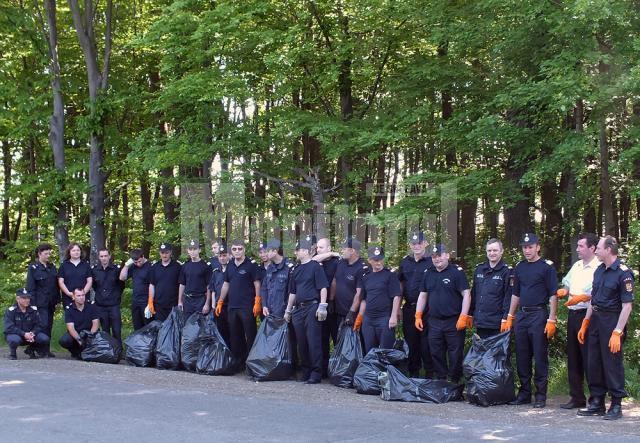 Cadre ale ISU Suceava au luat parte la acţiunea de sâmbătă