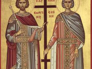 Sfinţii Împăraţi Constantin şi Elena, cei întocmai cu Apostolii