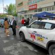 Maşini cu girofar şi sigla USL, în campanie electorală prin judeţ
