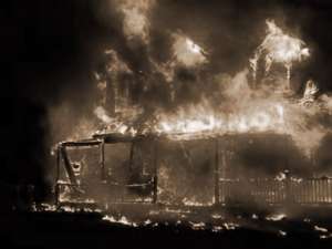 Foc îngrozitor în Suceava