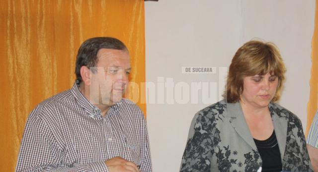 Gheorghe Flutur şi candidatul PDL pentru Primăria Gălăneşti Flutur, susţinut de locuitorii comunei Suceviţa