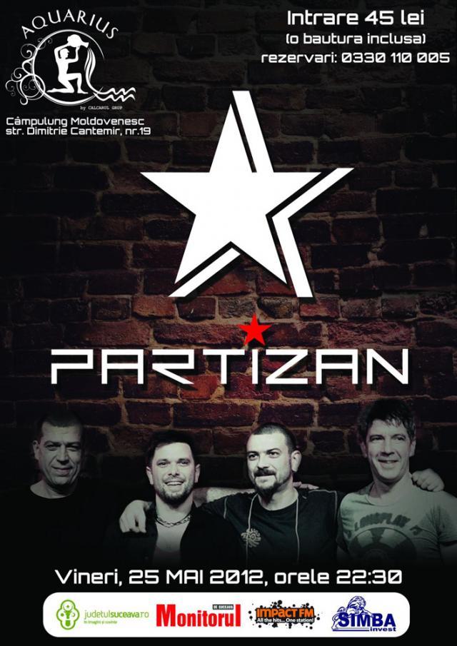 Concert Partizan în Aquarius Club din Câmpulung Moldovenesc
