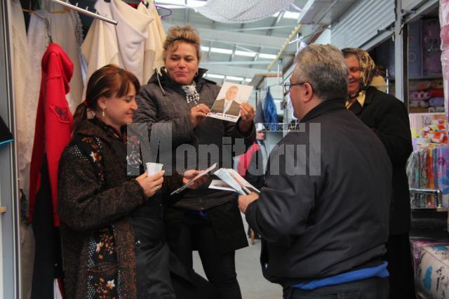 Ion Lungu s-a întâlnit cu comercianţii din Bazar, pe care i-a asigurat de sprijinul său