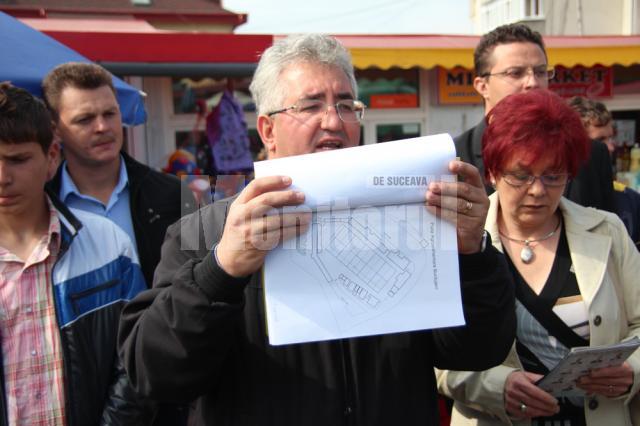 Ion Lungu a prezentat proiectul de modernizare a Pieţei Burdujeni
