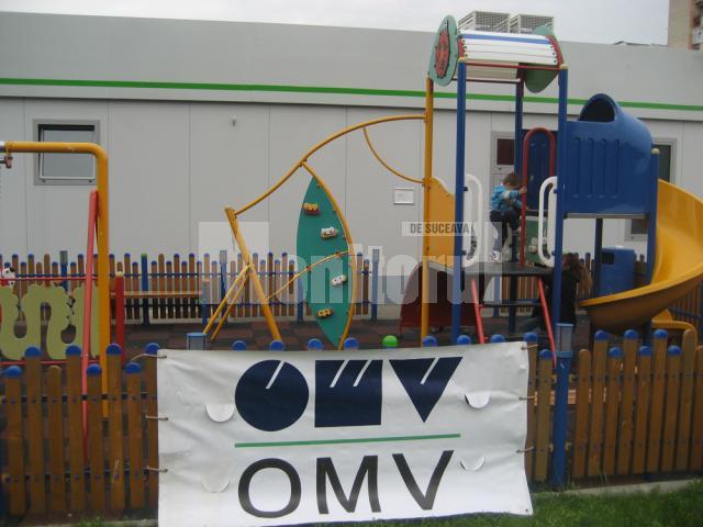 Locul de joacă de la OMV 1 Suceava, situat lângă Metro