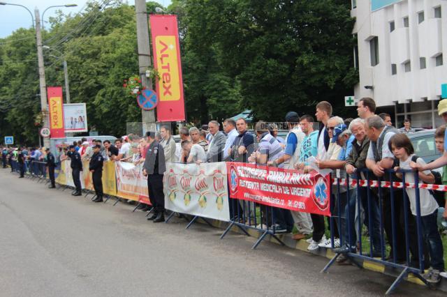 Etapa de la Suceava a turului ciclist al României s-a terminat în faţa magazinului Bucovina
