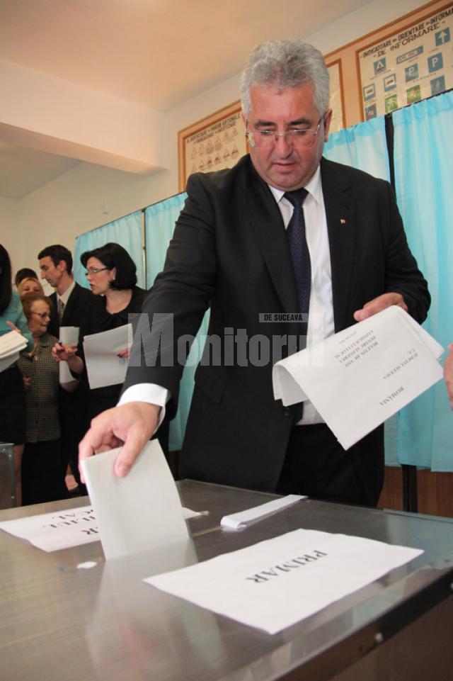Ion Lungu: „Am votat astăzi cu ferma credinţă că Suceava merge înainte”
