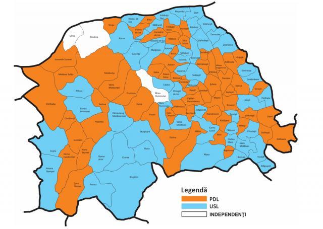 Rezultatele alegerilor locale din data de 10 iunie 2012
