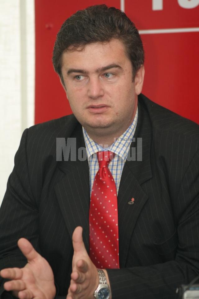 Liderul PSD Suceava şi preşedintele ales al Consiliului Judeţean, Cătălin Nechifor