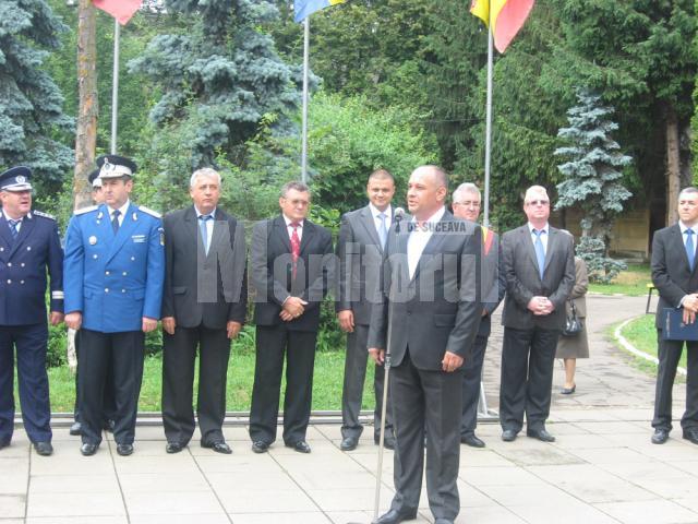 Ceremonia publică desfăşurată la Suceava de Ziua Drapelului Naţional