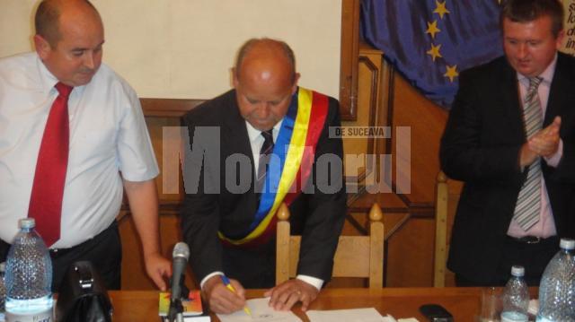Aurel Olărean a preluat cel de-al doilea mandat de primar