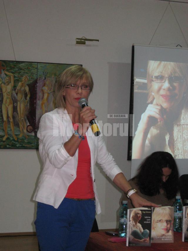 Gigi Ghinea, la lansarea cărţii la City Gallery
