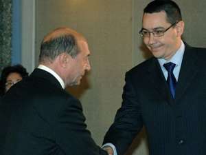 Băsescu şi Ponta au avut apoi şi un schimb de replici de aproximativ 30 de secunde