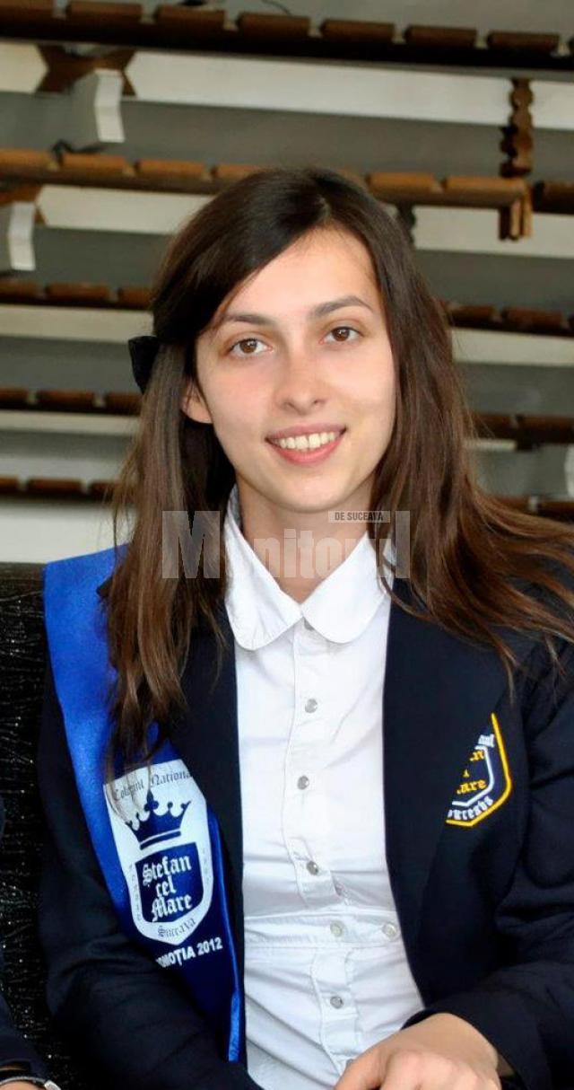Maria Moisiuc a terminat liceul la Colegiul Naţional „Ştefan cel Mare”