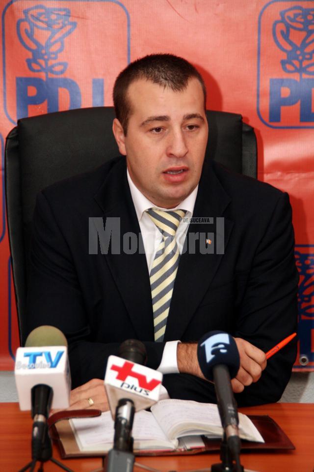Lucian Harşovschi a preluat cu titlu interimar şefia Organizaţiei Municipale Suceava a PDL