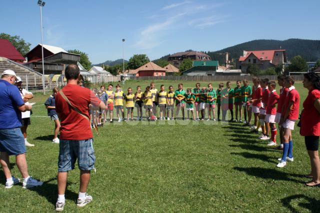 Copiii şi juniorii au jucat rugby de Zilele Humorului