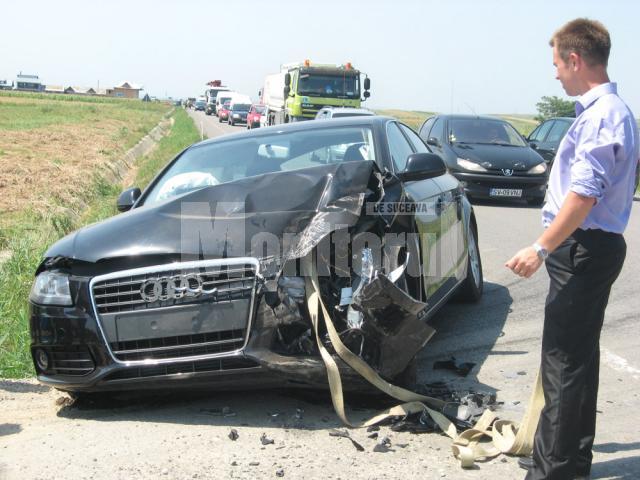 Autoturismul implicat în accident