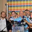 Traian Băsescu: "Românii şi-au decis astăzi ei înşişi soarta nevalidând referendumul propus de cei 256 de parlamentari în numele puşcăriabililor". Foto: Mediafax