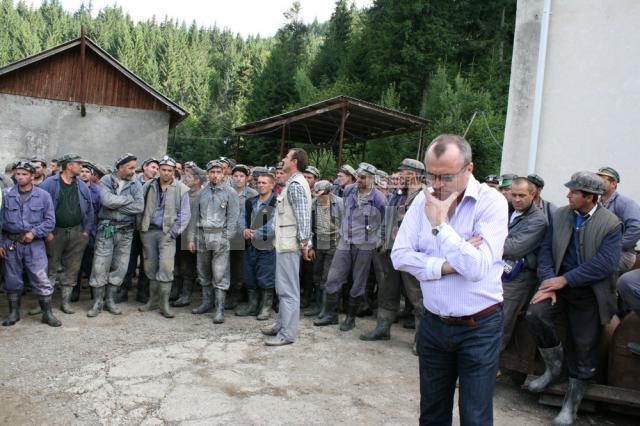 Directorul Nicu Popa şi minerii nu au ajuns la o înţelegere