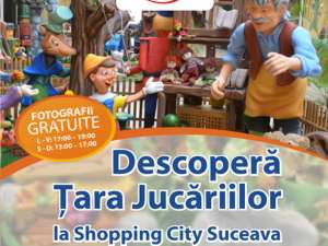 Descoperă Ţara Jucăriilor, la Shopping City Suceava