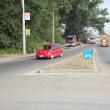 Indicator rutier de ocolire de pe strada Traian Vuia, spre Iţcani
