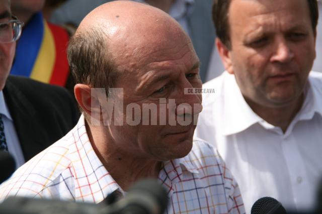 Traian Băsescu a ajuns în Bucovina
