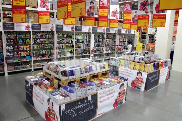 Auchan vă propune peste 2.000 de articole, pentru a vă pregăti de şcoală