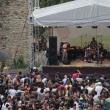 Spectatori la festivalul de rock din Cetatea Sucevei