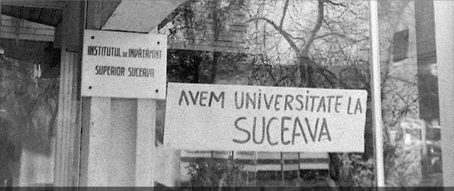 Pe 7 martie 1990 Institutul de Învăţământ Superior devine Universitatea „Ştefan ce Mare”. Foto: Dumitru Vinţilă