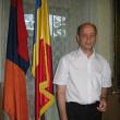 Dr. Ioan Foit, preşedintele Uniunii Armenilor din Romania - Filiala Suceava la vernisajul expoziţiei
