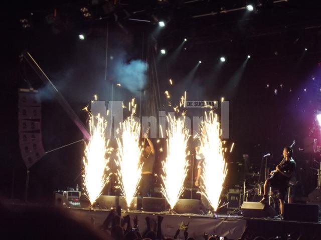 Final incendiar la concertul Vunk