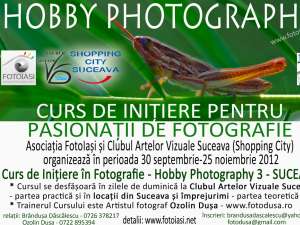 Curs de iniţiere în fotografie - Hobby Photography