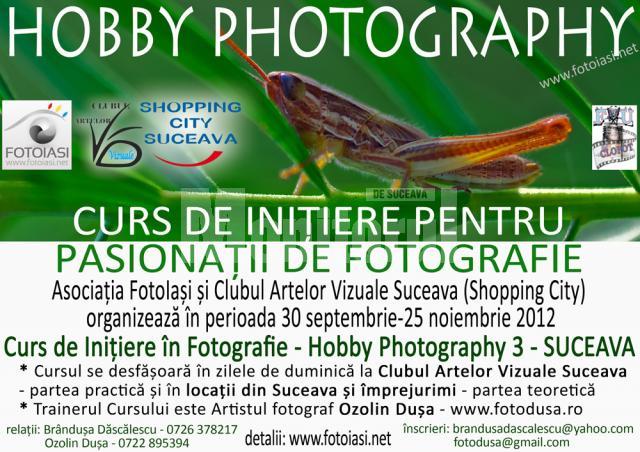 Curs de iniţiere în fotografie - Hobby Photography