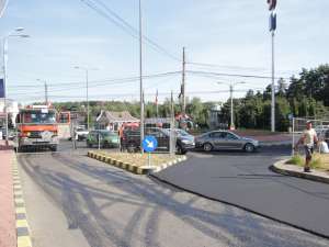 Traficul auto va fi închis pe două benzi în sensul giratoriu din centrul Sucevei