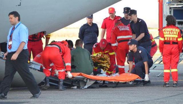 Sucevenii răniţi în accidentul de autocar din Franţa au fost transferaţi în spitalele din Iaşi Foto: Dan LUCA