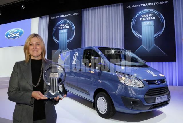 Ford Transit Custom a fost desemnat “International Van of the Year 2013”