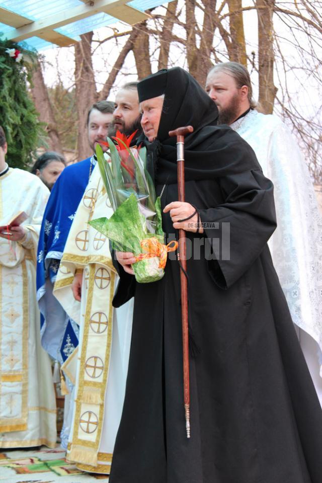 Stavrofora Irina Pântescu, în 2012, după 21 de ani de la reînfiinţarea vieţii monahale la Voroneţ
