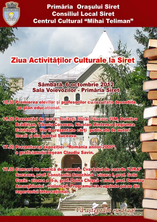 Ziua Activităţilor Culturale la Siret